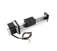 Attuatore lineare con corsa della guida di scorrimento lineare quadrata da 100 mm a 600 mm Modulo XY XYZ motorizzato con vite a ricircolo di sfere + motore passo-passo 1,2 N(Stroke 100mm,CBX1204)