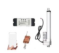 Attuatore Lineare, Controller DC 12V / 24V 1500N Attuatore lineare, Motore apri finestra con azionamento elettrico 30W Corsa 50-250mm(24V 1500N 4mm s,100mm Stroke length)