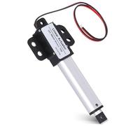 Attuatore Lineare da 50 mm, Attuatore lineare DC 12 V, Mini Attuatore Elettrico a Movimento Lineare, motore elettrico con staffe di montaggio per automazione domestica, lucernari, letti, auto e robot