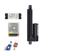 Attuatore lineare, DIY Smart Wireless Remote Switch 12V Modulo controller attuatore lineare sincrono Funziona con la casa(200N 40mm per second,150mm stroke)
