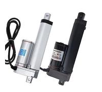 Attuatore lineare Elettrico 200mm 150mm 12V/24V DC Motor Stroke Controller Motore lineare 1Pcs (Size : 24V 1500N 4mm s, Color : Black 200mm)