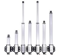 Attuatore lineare elettrico 30N/60N/100N/150N 100mm DC12V Controller motore Mini Eectric Push Rod Putter 1 pz(LA-WR-Type,120N 6mm s)