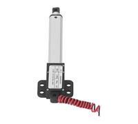 Attuatore Lineare Elettrico, Corsa 75mm Mini Attuatore Lineare Robusto Lega di Alluminio 12V Resistenza all'usura per Macchine Agricole (Con Staffa)