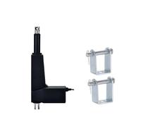 Attuatore lineare elettrico DC24V 100mm 300mm 500mm Corsa IP54 304 Tubo in acciaio inossidabile(DC24 200MM Stroke,10MMS 6000N)