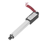 attuatore lineare elettrico, resistenza all'usura in lega di alluminio 150N Corsa 75 mm Mini attuatore lineare elettrico per macchine agricole(staffa) Parti mobili lineari