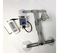 Attuatore lineare fai-da-te staffa portatile in acciaio inossidabile passo regolabile e staffa motore ad angolo di elevazione pieghevole con aspirazione