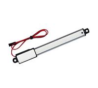 Attuatore lineare mini AB46-2X 12V DC impermeabile IP54 con corsa 100mm e motore elettrico per aprifinestre, velocità 30mm/s.