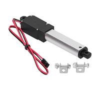 Attuatore Lineare Pistone Elettrico Mini DC12V, Corsa 50mm, Corpo in Alluminio - Silenzioso, Impermeabile IP54, Per Robotica e Automazione Domestica (Spinta 30N Velocità 30mm/s)