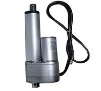 Attuatore Lineare Spinta Massima 900N, Corsa 25mm 50mm 75mm 100mm 150mm, 24V DC con Potenziometro, per Porta, Finestra o Letto(25mm Stroke,20mm s 400N)