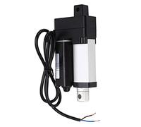 Attuatore motore elettrico 3000N, Attuatore a movimento lineare con corsa 50 mm, Attuatore elettrico ad alta spinta per di sollevamento, Protezione IP54, Costruzione in ABS e (24 V)