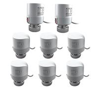 Attuatore per riscaldamento a pavimento 230 V, attuatore Thermot M30 x 1,5 NC senza corrente chiuso per riscaldamento a pavimento radiatore (8)