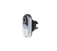 Attuatore pulsante doppio bianco/nero/0-I/ con RMQ titanio 284832