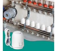 Attuatore riscaldamento a pavimento 230V 2pz M30x1,5 valvola normalmente chiusa