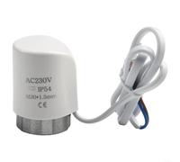 Attuatore termico elettrico, AC 230 V M30 x 1,5 mm, valvola attuatore per riscaldamento a pavimento e radiatori valvole elettrotermiche (normalmente chiuse)