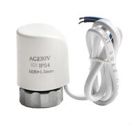 Attuatore termico elettrico, M30 x 15 mm, 230 V, attuatore elettrotermico per riscaldamento a pavimento (normalmente aperto)