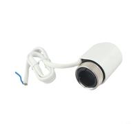 Attuatore termico elettrico per riscaldamento a pavimento e valvole del radiatore, AC 230 V, filettatura M30 × 1,5 mm, spinta 110N, normalmente aperto, alloggiamento PC, bianco (filo di alluminio)