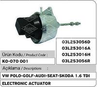 Attuatore turbocompressore VW - Audi - Skoda - Seat 1.6 TDI 03L253056D - 03L2...