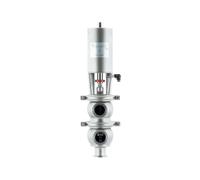 Attuatore valvola di inversione pneumatica a semplice effetto Tri Clamp da 2" OD 64MM in acciaio inossidabile 304