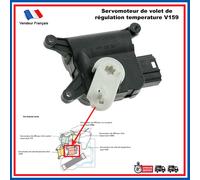Attuatore Valvola Temperatura DESTRO Previsto Per AUDI A3 (8P) 1K0907511B