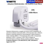 ATTUATORE WATTS 22CX 230V NC 4 IP54
