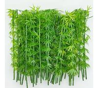 Attuslla Bambù Modello Alberi, Plastica Verde Alberi di Bambù per Il Modello di Costruzione, Casa Paesaggio in Miniatura, Progetto Diorama di Forme di Terra, 50 Pz, 12cm