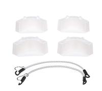 Attwood 14137-7 - Kit di montaggio per refrigeratore, 4 angoli, 2 cinghie elastiche ad innesto rapido, resistente alla corrosione