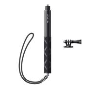 ATUMTEK Bastone Selfie Invisibile da 114 cm, Compatibile con Action Camera X3, One X/X2, One R/RS, GO2, Hero 12/11/10/9/8/7, Osmo Action, Selfie Stick per Attività all'Aperto, Adattatore Incluso