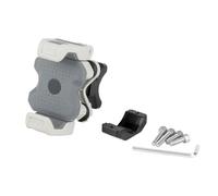 ATUMY Supporto universale per GPS da manubrio per moto, supporto per navigazione per telefono, adatto per Yamaha TENERE 700 Monster 950 F800GS 25MM-32MM Supporto GPS per moto(Gray)