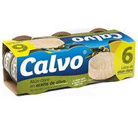 Atún Claro Calvo En Aceite De Oliva Pack 4+2 x 52gr