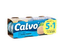 Atún Claro Calvo En Aceite Vegetal Pack 5+1 x 52gr