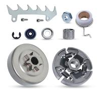 Atunee Kit ingranaggio a vite senza fine tamburo frizione per Stihl 017 018 MS230 023 MS250 025 MS210 021 026 motosega con rondella motosega abbattimento cane sostituire 1123 664 0501 1123 160 2050