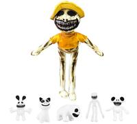 Atuoxing Zoonomaly Plush, Soft Zoo Horror Game Plush Toy, Zoonomaly Plush Toy for Boys Girls and Fans, Smiling Cat Plush Toy (B)