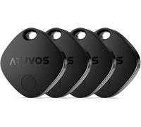 ATUVOS Air Tag Smart Tracker 4 Pezzi Localizzatore Bluetooth, Compatibile con Apple Dov'è, Resistente all'Acqua IP67, Suono 80-100dB, Batteria CR2032 Sostituibile