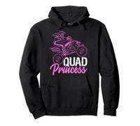 ATV 4 Wheeler Quad Princess Quad Offroad Mud MX Ragazze Regalo Felpa con Cappuccio