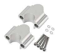 Atv Bar Risers - 22Mm Riser Manubrio 22Mm Adatto Per Riser Manubrio Per Moto Modificato, Lega Universale In Lega Di Alluminio Riser Billette Per Manubrio 7/8 '' 22Mm(Placcatura) A