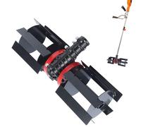 ATV Disc Harrow, aratro per trattore da giardino | Robusta Lignatrice a disco - Scalificatori per prato resistenti all'erosione Abbandonando la ruota per Garden Farm Orchard Field Soil Trattore