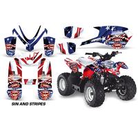 Atv Scheda Grafica Calcomanie Adesivi Per Polaris Outlaw/Predator 50 Tutti Anni