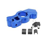 ATV Street Bikes Manubrio Motociclo Maniglia Del Freno Con Bloccaggio In Lega Di Alluminio Asta Trazione Solida Lucchetto Portatile(Blue)