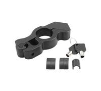 ATV Street Bikes Manubrio Motociclo Maniglia Del Freno Con Bloccaggio In Lega Di Alluminio Asta Trazione Solida Lucchetto Portatile(Black)