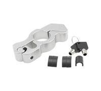 ATV Street Bikes Moto Manubrio Blocco Maniglia Del Freno Asta Di Trazione Solida Lucchetto Portatile(White)