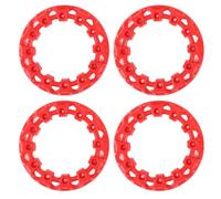 Atv Wheel Hub Trim Protection Decor Pneys Plastic Brens Guard Universal per go kart (Rosso)