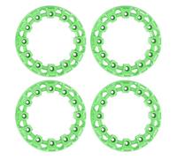 Atv Wheel Hub Trim Protection Decor Pneys Plastic Brens Guard Universal per go kart (Verde)