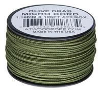 Atwood Rope MfG Micro Cord 125ft Olive Drab