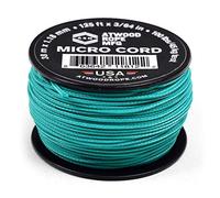 Atwood Rope MFG Tactical Nylon / Poliestere Micro Utility Cord 1,18 mm x 38,1 m bobina riutilizzabile | Attrezzatura da pesca, creazione di gioielli, accessori da campeggio (Teal)