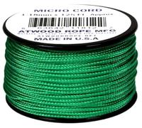 Atwood Rope MFG Tactical Nylon / Poliestere Micro Utility Cord 1,18 mm x 38,1 m bobina riutilizzabile | Attrezzature da pesca, gioielli, accessori da campeggio (verde)