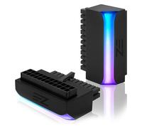 ATX adattatore per spina di alimentazione da 24 Pin a 90 gradi 5V ARGB scheda madre connettore del cavo di alimentazione della scheda madre montaggio fai da te modulare