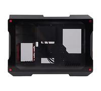 ATX Mid Tower Computer Chassis, Mid-Tower M-ATX Case Chassis Scheda Madre Gaming PC Case Completamente Trasparente Aperto, per Desktop, Resistente Vetro Temperato (#1)