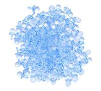 Atyhao 200 Pezzi Ciuccio Acrilico, Ciuccio colorato capezzoli Ciuccio Giocattoli Mini Colore Giocattoli Tavolo spargimento coriandoli Vaso riempitivo per Battesimo Bambino Compleanno Doccia(Blu)