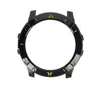 Atyhao Custodia Protettiva per Orologio Intelligente, Custodia Protettiva per Orologio Intelligente in Plastica Antiurto per Palestra, Fitness per Ufficio (Nero giallo)