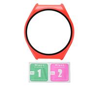 Atyhao Guarda la Custodia Protettiva per lo Schermo, Proteggi Schermo per Orologio in Vetro Temperato per Orologio (Rosso)